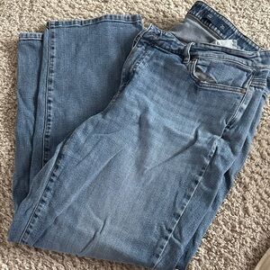 J. Jill Light Wash Blue Boyfriend Jeans